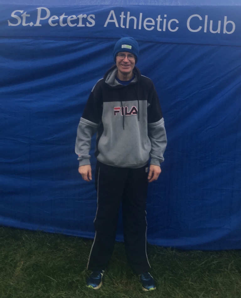 Andrew Rogers at Louth Masters' Cross Country Championships (Togher, December 2017)