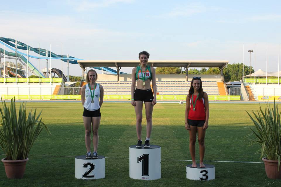 Emily Rogers (High Jump winner) at CSIT World Sports Games (Italy, June 2015)
