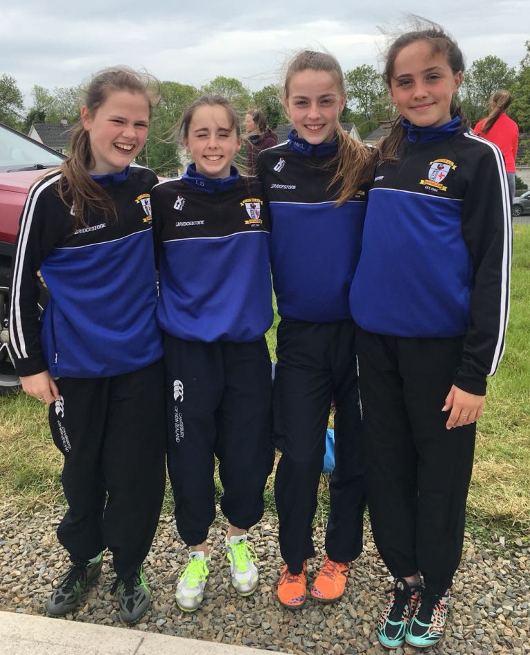 St Peter's AC athletes at Leinster Relay Championships (Enniscorthy, May 2018)