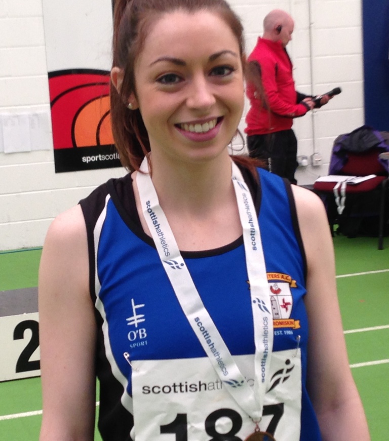 Olivia McDonald at Scottish Senior Championships (Kilmarnock, August 2014)